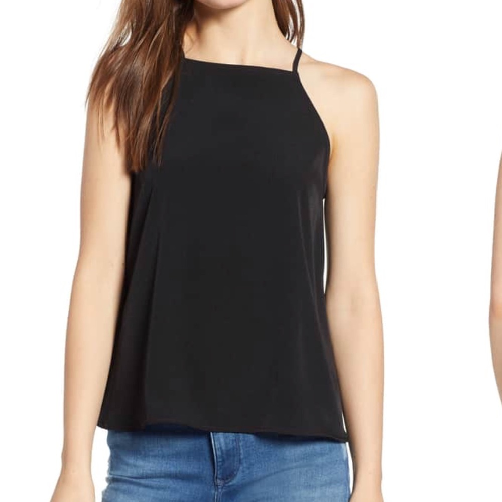 BP black high neckline tank top